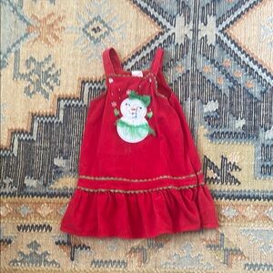 Size 4 snowman dress